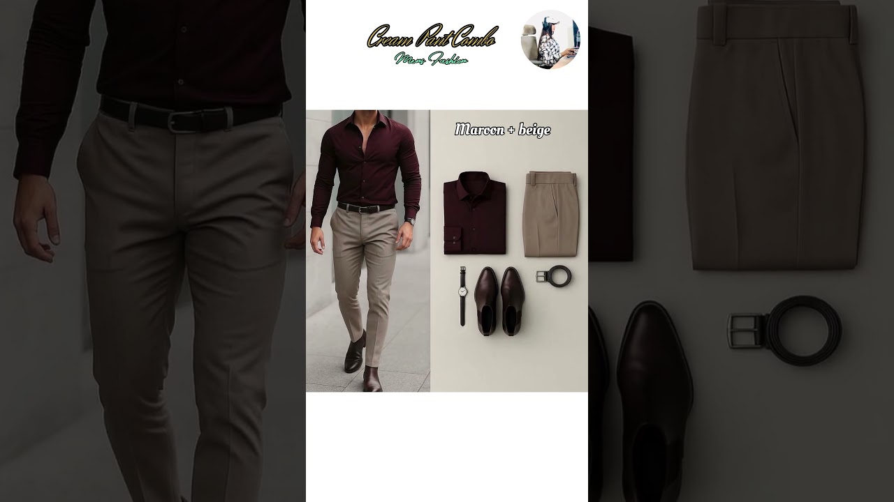 TOP 3 BROWN PANT MATCHING SHIRT !!! COLOUR COMBINATION !!! LATEST MEN'S FASHION