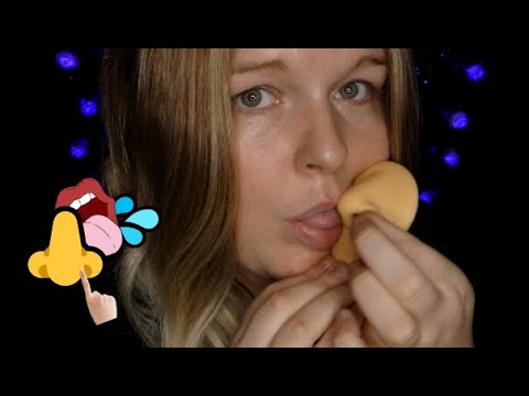 ASMR INTENSE Nose Mouth Sounds W/ Tapping, Whispering.