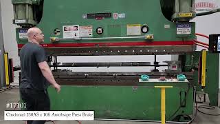 Cincinnati 230AS x 10ft Autohsape Press Brake, 17101