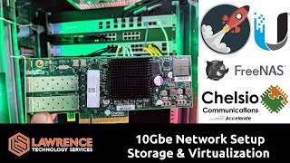 10Gbe Network Setup for Storage & Virtualization using UnIFI US-16-XG / Chelsio / FreeNAS / XCP-NG