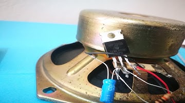TEK MOSFET İLE AMFİ DEVRESİ - KENDİN YAP ( IRF 3205 )  IRF3205, diy easy amplifier