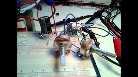 Voltage Regulator with Foldback Current Limiting Demo