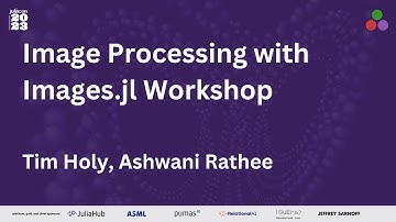 Image Processing in Julia Workshop | JuliaCon 2023