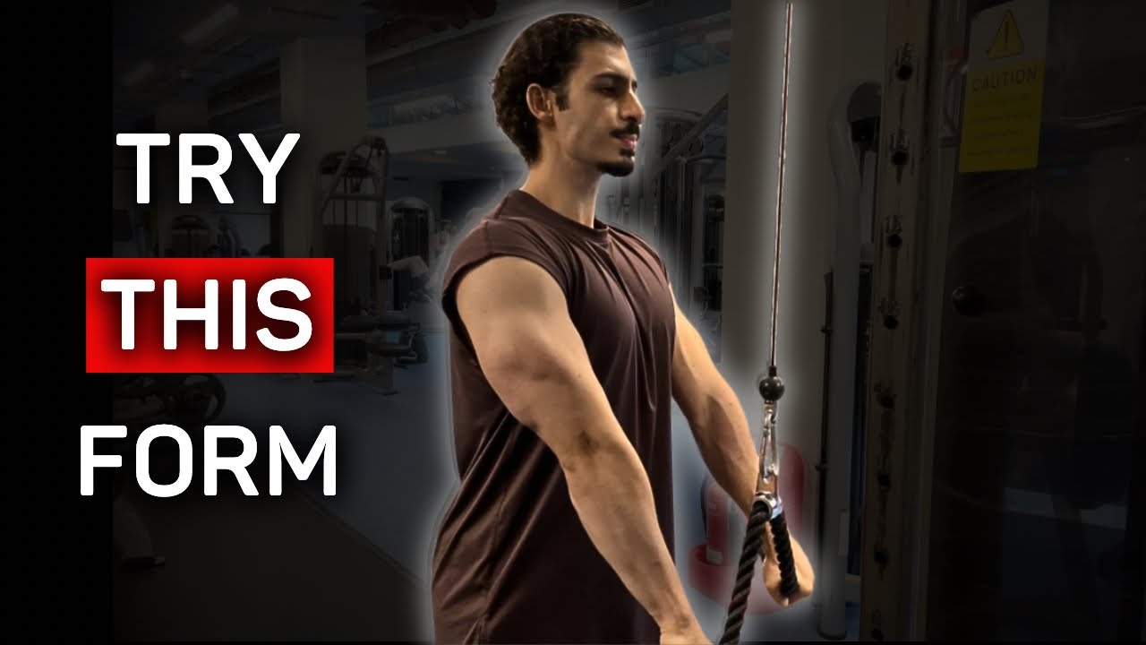 Rope Tricep Extension | Tutorial for Gym Beginners