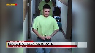 Search for escaped inmate in St. Landry Parish