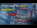 ¿Para qué sirve EXACTAMENTE este bolsillo pequeño de tus jeans? No es lo que juras creer