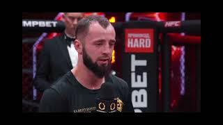 Слова Элберта Бокова после боя Боков VS Алиев HARDCORE MMA