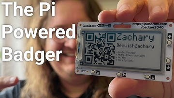 Meet The Ultimate Hackable E-Ink Badge - The Badger 2040 (PI2040 powered)