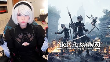 Emiru Plays Nier: Automata Cosplaying As 2B