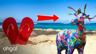 Riciclano Le Infradito E Le Trasformano In Opere Darte Tutti Insieme Possiamo Fare La Differenza