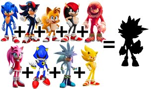 Sonic Fusion Shadow Fusion Tails Fusion Mighty Fusion Knuckles Amy Metal Sonic Silver Super Sonic