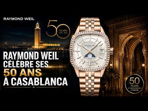 Raymond Weil celebrates its 50th anniversary in Casablanca alongside Créat’Heure as part of the L...