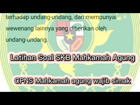 Contoh soal SKB