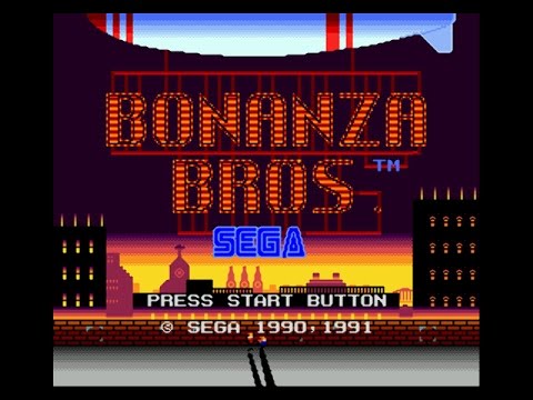 Прохождение игры Bonanza Brothers на Sega Mega Drive