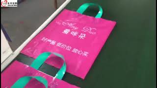 Clothing Packaging Soft Loop Handle Plastic Shopping Bag With Custom Logo