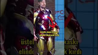 MrBeast Demir Adam Oldu #shorts #mrbeast #ironman #demiradam