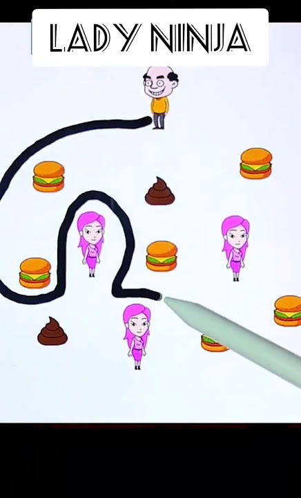 Draw to Save | D Lady Ninja #shorts #brainteaser #short