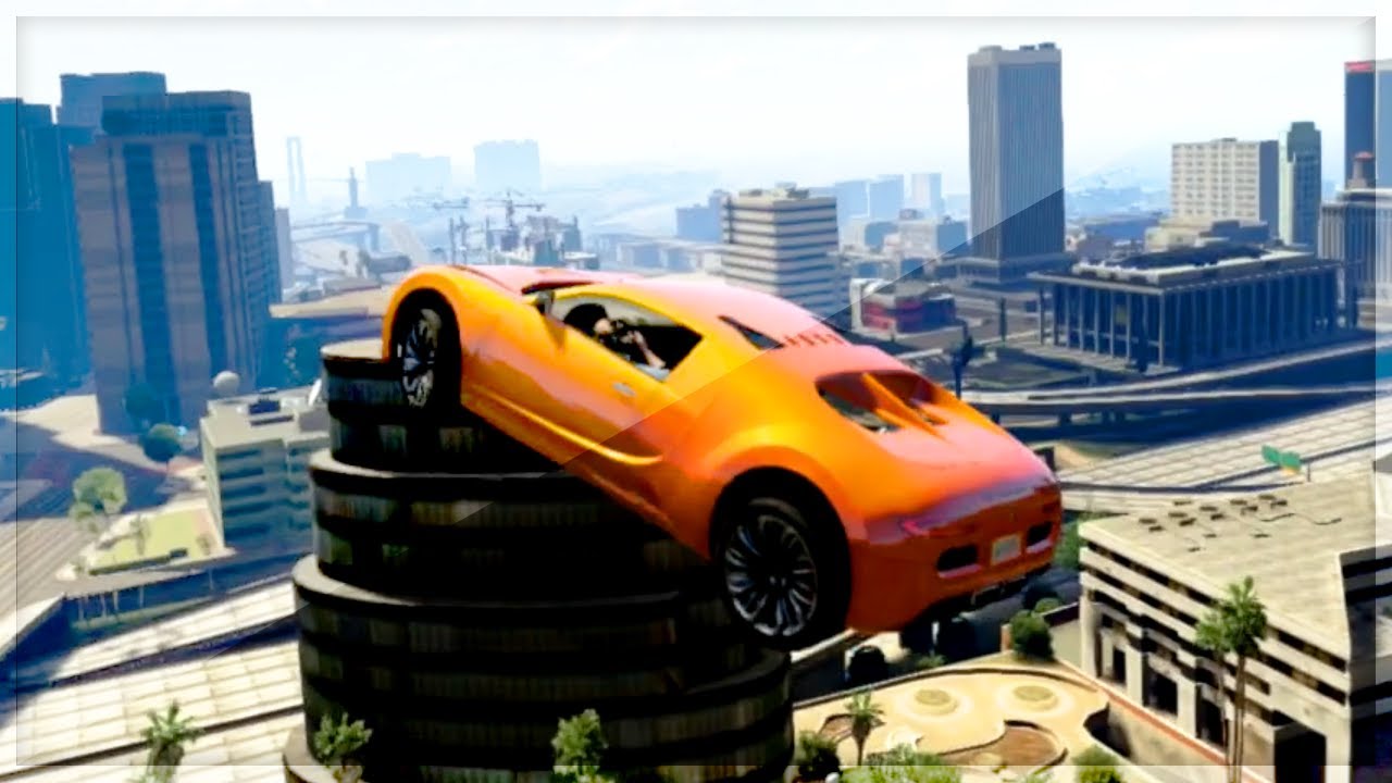 GTA 5 Funny Moments - Hit A Stunt - Episode 18 - (GTA V Stunts)