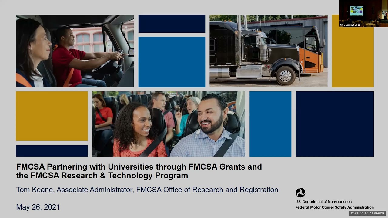 FMCSA Research Priorities, Grant Funding, and Partnership Opportunities