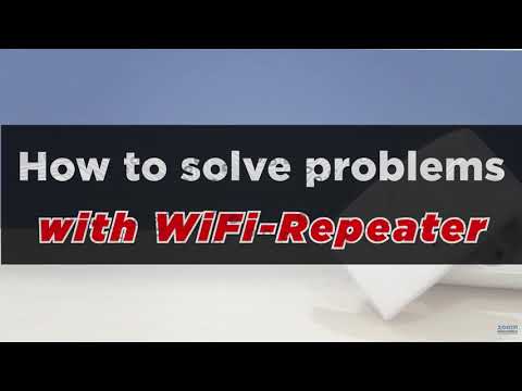 How to fix WiFi repeater problem without internet connection ? WiFi booster without access