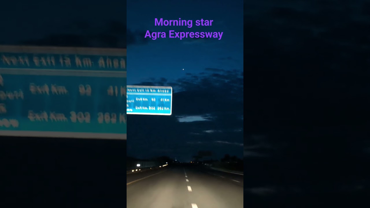 Agra Expressway at Dawn 