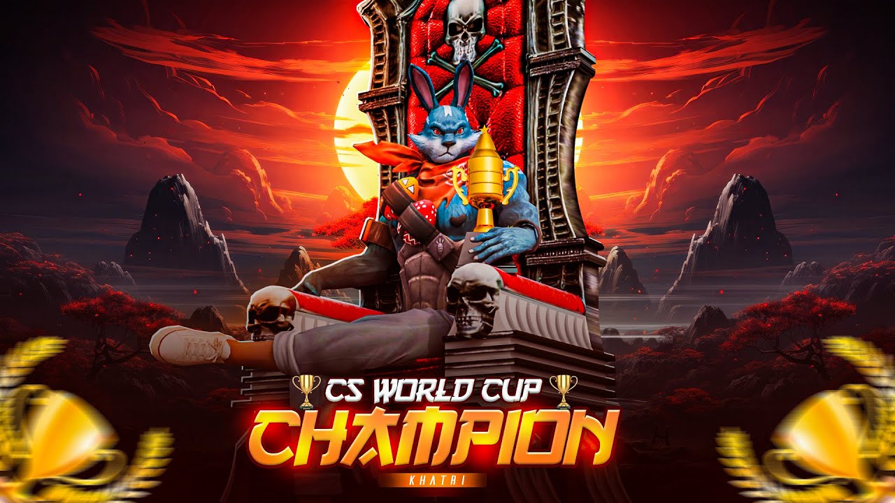 WORLD CUP CS CHAMPIONS IS LIVE 💖#nonstopgaming #freefire - YouTube