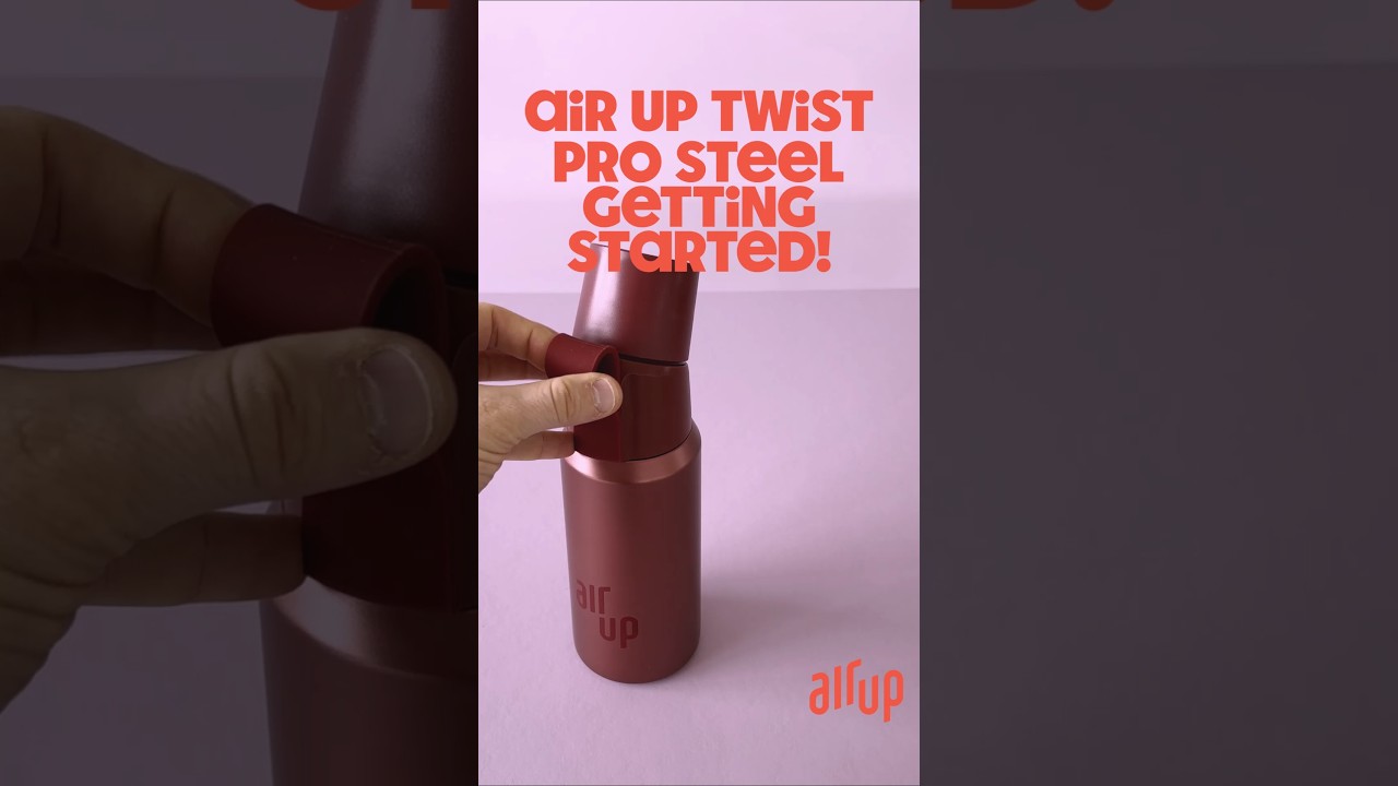 How to use air up® Twist Pro Steel bottle - Setup & Pro Tips!