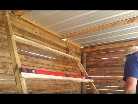 DIY Chicken Roosting Ladder - YouTube