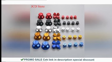 Metal Aluminum Analog Thumbsticks Joystick Cap Action Direction Keys Dpad ABXY Buttons For PS5 Contr
