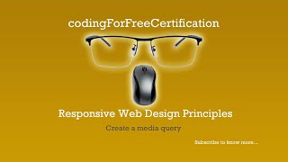 Responsive Web Design Principles | Create a Media Query | freeCodeCamp | 1 of 4
