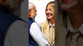 PM Modi ji 🤝 PM meloni ji ❤️ #melody#Modi ji ❤️🙏#sanatanisangita #youtubeshorts#shortsviral#trending