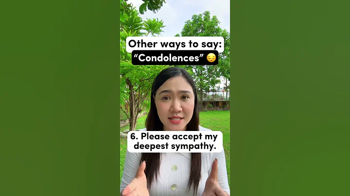 Other ways to say: “Condolences!” 😔 #shorts #youtubeshorts - DayDayNews