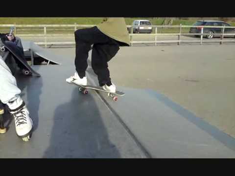 blandford skateboarding session