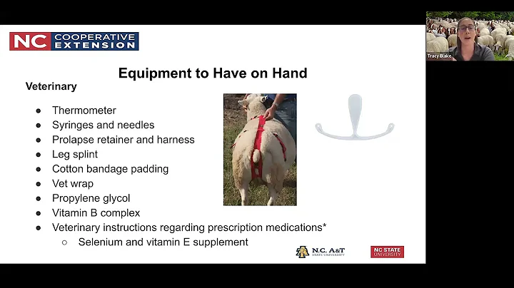 NCSRIP Webinar Series: Small Ruminant Health and Lambing/Kidding Management December 15 2022