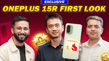 EXCLUSIVE: OnePlus 15R First Look, Design and Price details | Snapdragon 8 Gen 5