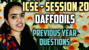 Listen Learn Lead | ICSE | English Literature | Daffodils | Previous Year Questions | RELAX TV