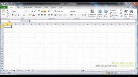 MS Excel 2010 / How to reset ribbon to default configuration