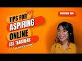 Tips for online esl teachers  bisaya vlog  2024