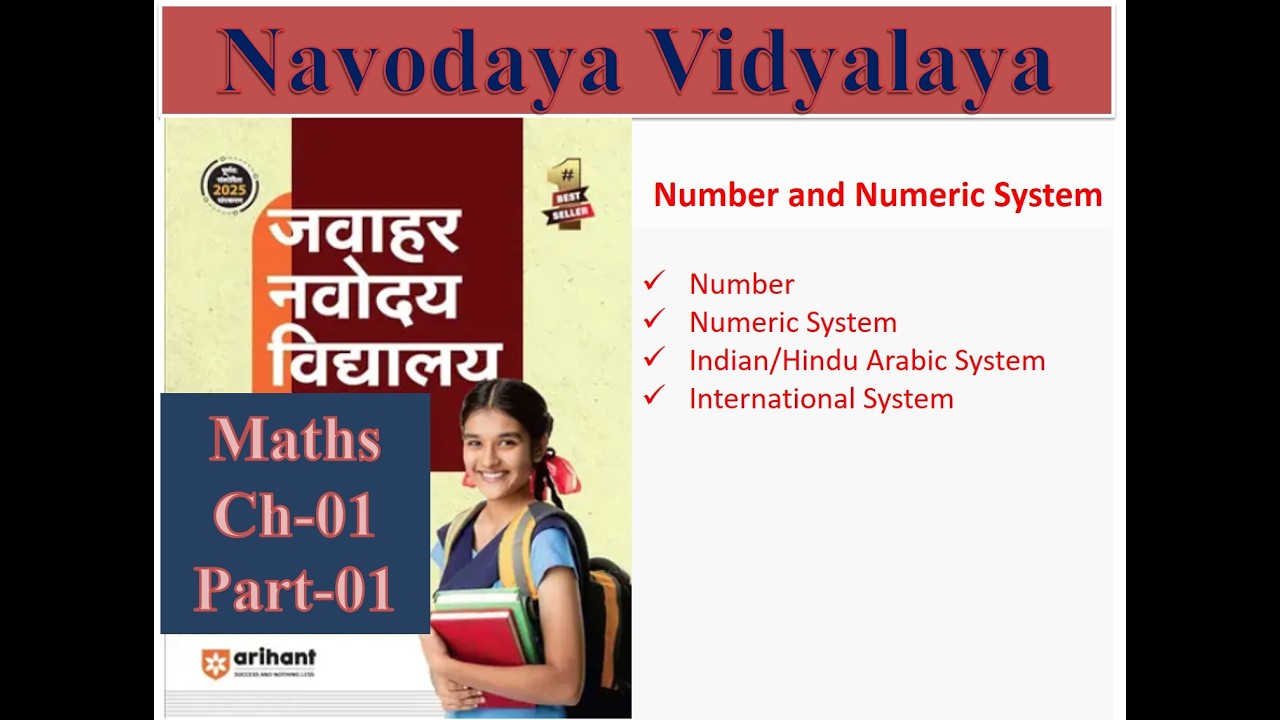 01 Chapter 1 _ Part 1 _ Number and Numeric System _ JNV Preparation ...