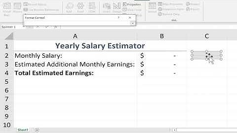 Using Spin Buttons in Excel