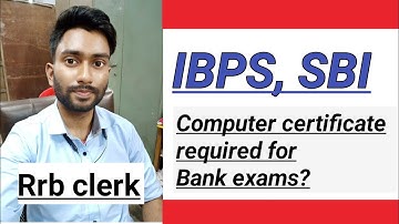 🛑 Kya jaroori hai computer certificate? | Ibps rrb | ibps clerk | sbi po | sbi clerk.
