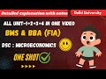 microeconomics oneshot part 1 | BBA (FIA) and BMS | All units covered.