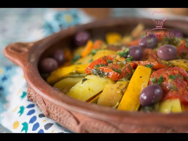 Tajine marocain au poulet, légumes et olives de gouasmia chaima - Cookpad