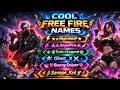 TOP 10 FREE STYLE NAMES FOR FREE FIRE Like ❖ᴍʀ᭄DarkGod43࿐❖ᴮᴼˢˢ  🦋⍣⃝𝖎𝖗𝖔𝖓𝖍𝖚𝖓𝖙𝖊𝖗66🕊