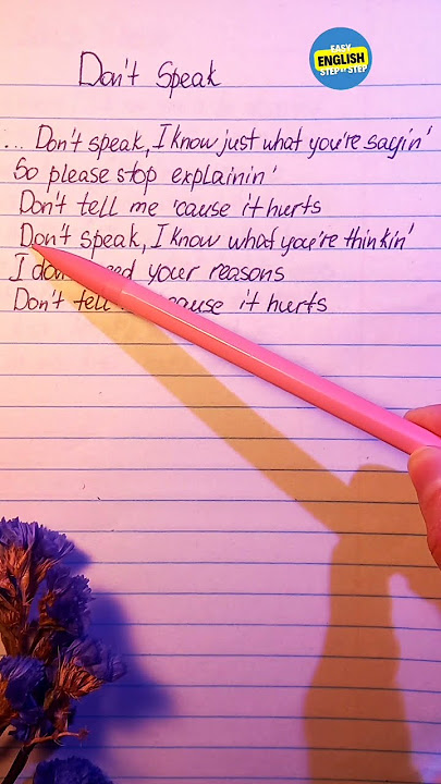 Learn English with “Don’t Speak