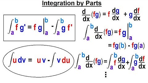 Physics Ch 67.1 Advanced E&M: Review Vectors (70 of 113) Integration by Parts