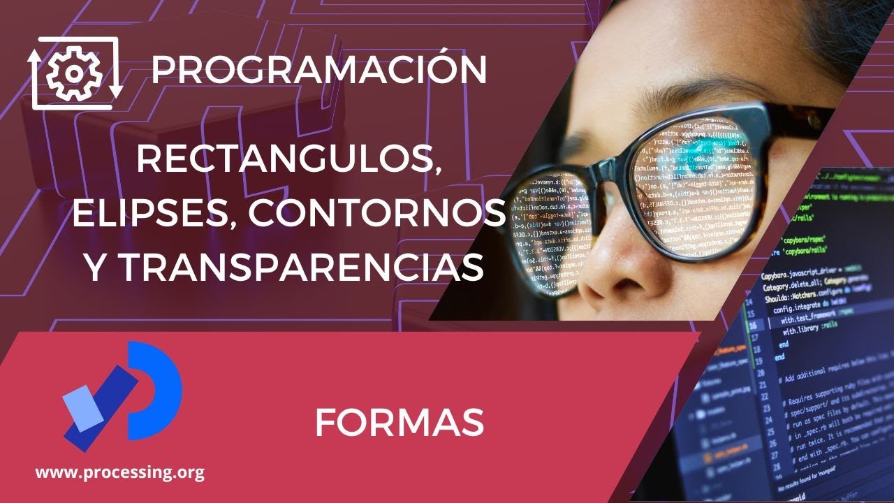 COMO DIBUJAR RECTANGULOS Y ELIPSES EN PROCESSING 🎨✏️📈