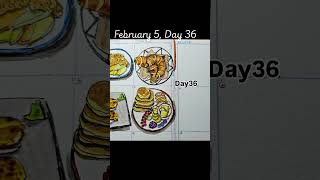 2026 DAY36 week6, Daily Food art #sketchjournal #foodjournal #journal2026 #journaling #fooddrawing