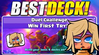 #1 Best Deck for Duels Challenge in Clash Royale! Win First Try!