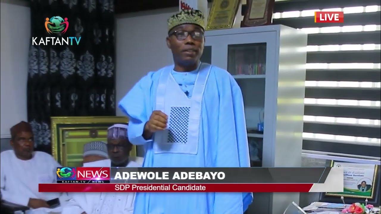 Nigeria Needs a Righteous Leader – SDP’s Adebayo | PRESIDENTIAL ELECTION